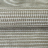 Casual striped woven-look fabric
